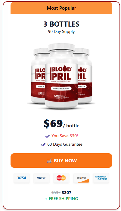 bloodpril 3 bottles price