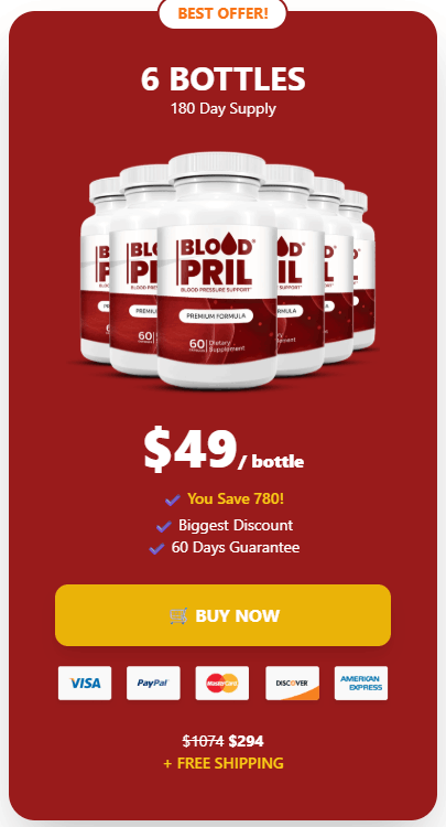 bloodpril 6 bottles price